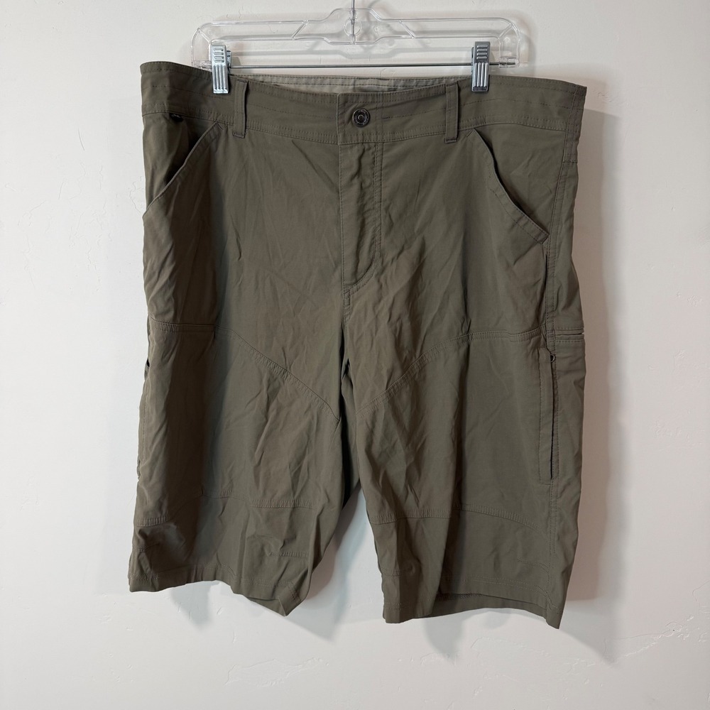 KUHL Mens Renegade Cargo Shorts 38 Light Brown Excellent Hiking Outdoor 5121